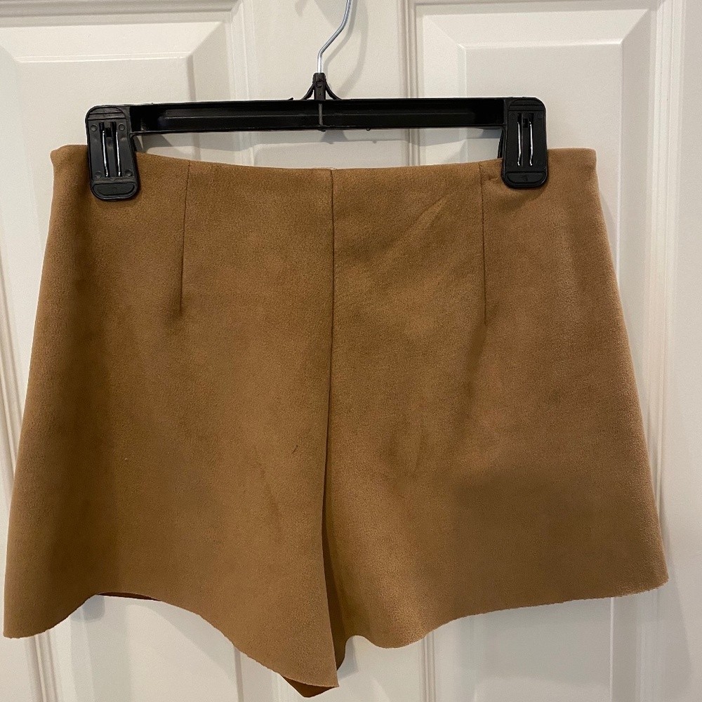 Suede Skort - image 2